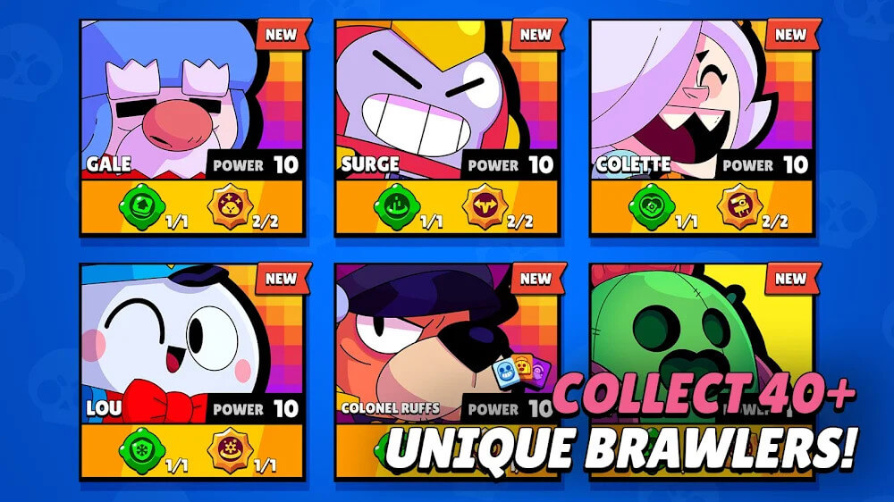 Brawl Stars v57.325 MOD APK (Menu, Unlimited Money, Unlocked, PvP)