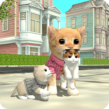 Cover Image of Cat Sim Online v200 MOD APK (Unlimited Money) Download for Android