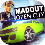 Cover Image of MadOut Open City v8 APK + OBB (MOD, Unlimited Money)