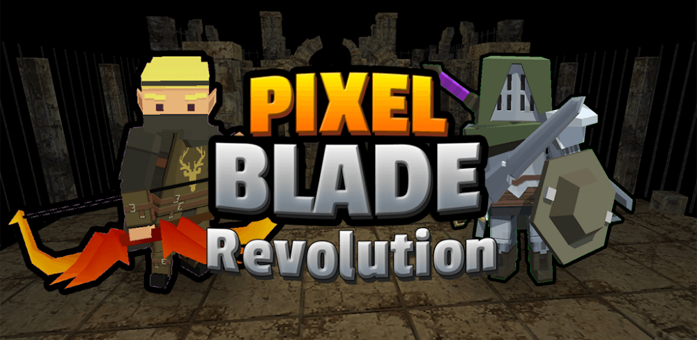 Cover Image of Pixel Blade Revolution v2.3.7 MOD APK (God Mode, One Hit, Speed)