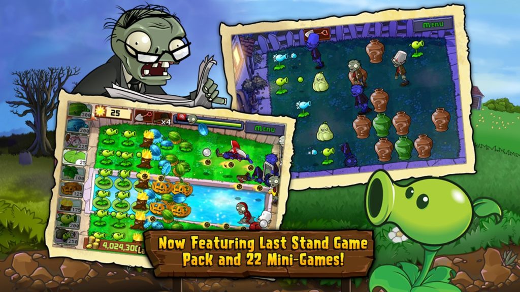 Plants vs Zombies v6.1.11 Apk+Obb Data [Full Version] Download