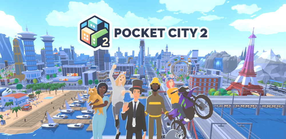 Cover Image of Pocket City 2 v1.078 APK (Full Version)