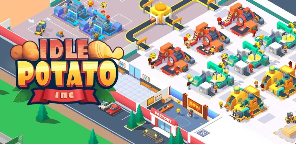 Cover Image of Potato Inc v1.7.3 MOD APK (Unlimited Diamonds)