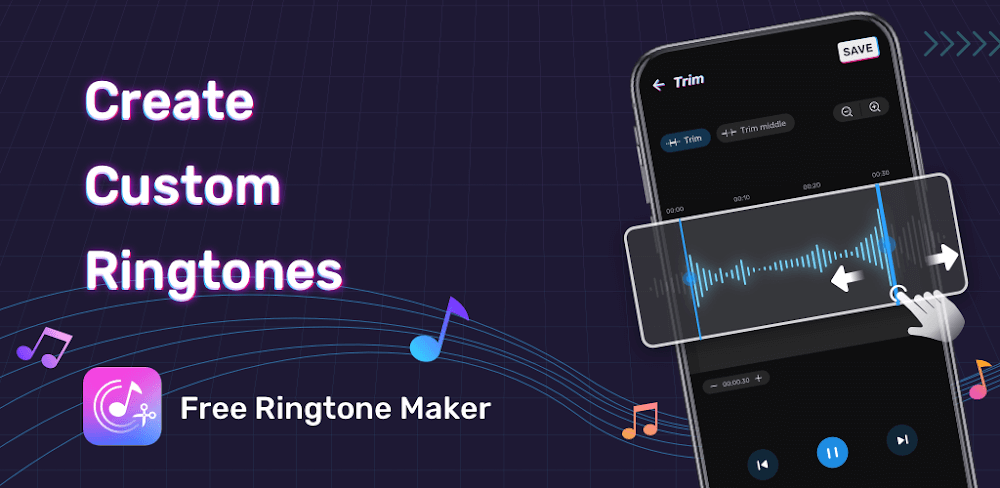 Cover Image of Ringtone Maker: Music Cutter v1.01.61.0819.1 MOD APK (VIP Unlocked)