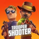 Cover Image of Trooper Shooter v2.9.4 MOD APK (Dumb Enemy/Enemies is not Shoot)