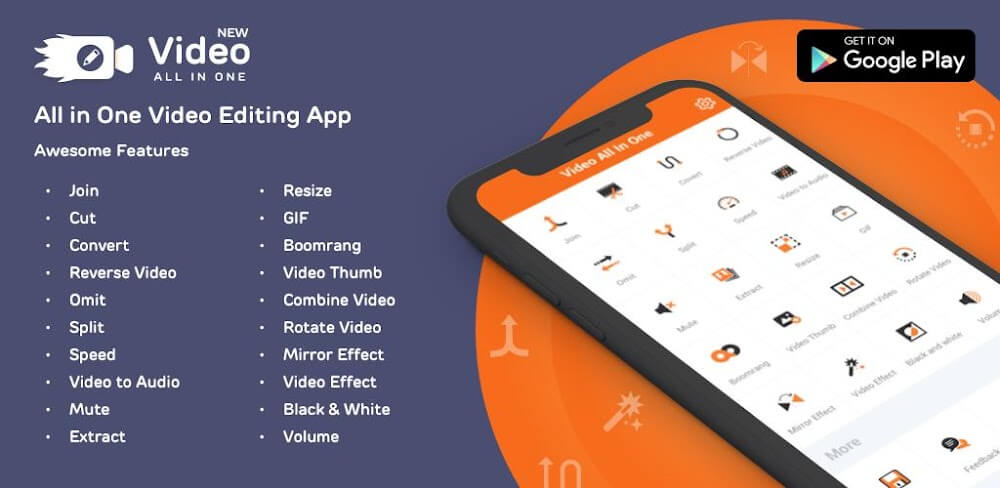Cover Image of Video All In One Editor v2.0.25 MOD APK (Premium Unlocked)